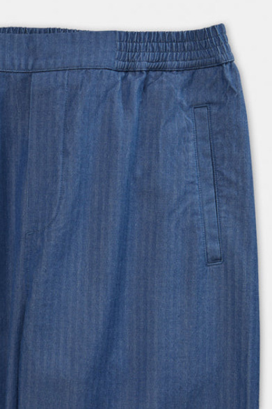 aiayu coco pant herringbone blue jeans