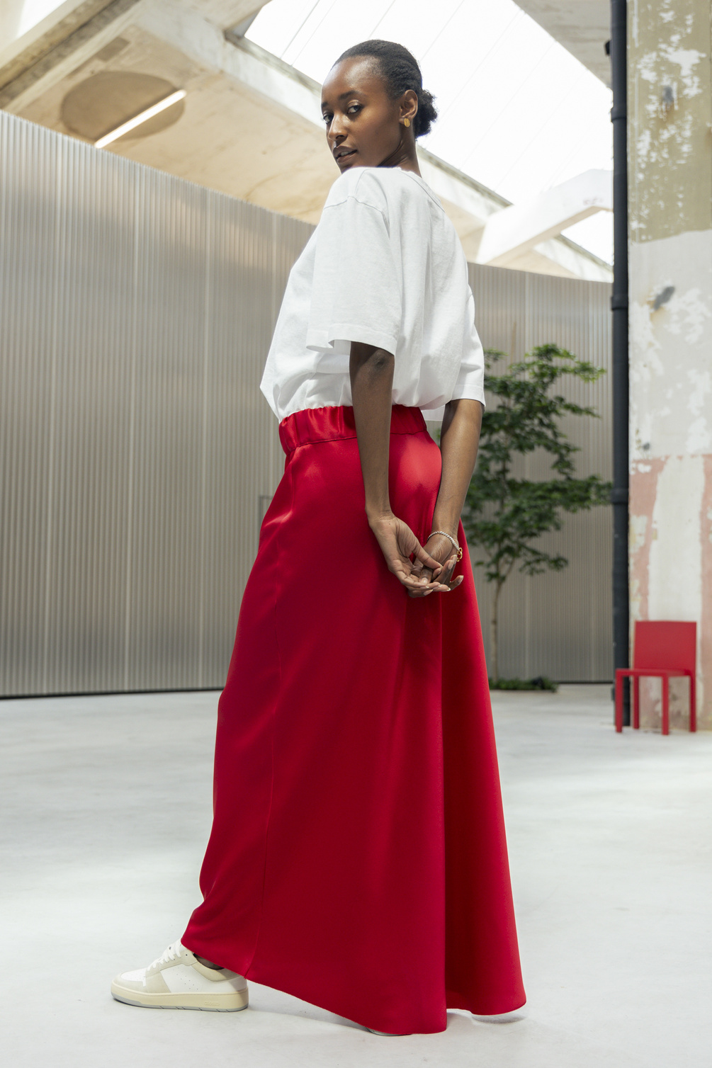 sea me happy jude skirt classic red