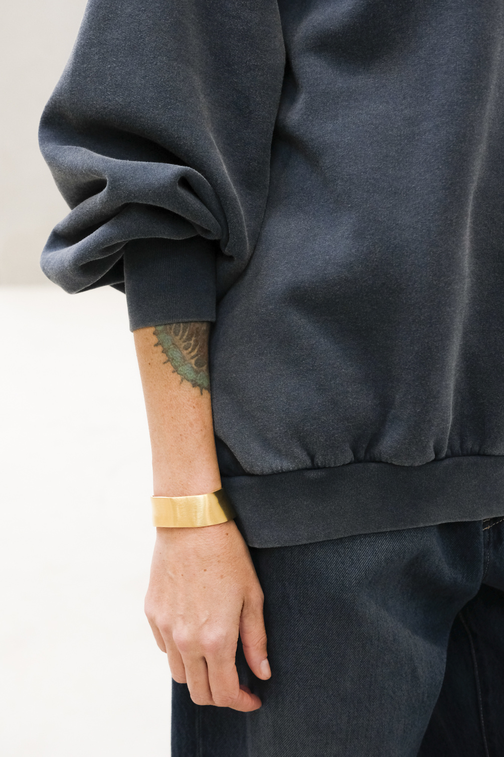 âme ulla vintage oversized sweatshirt navy