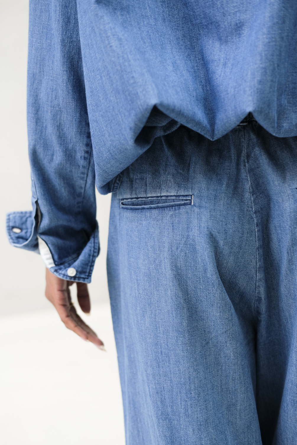 aiayu miles pant denim iceberg