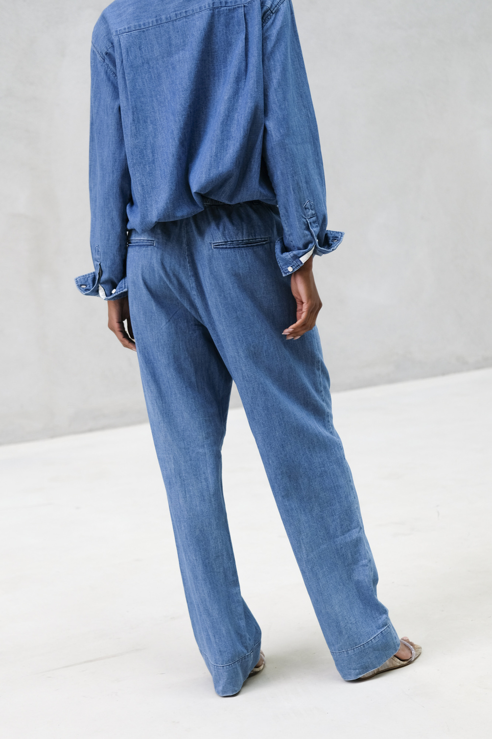 aiayu miles pant denim iceberg