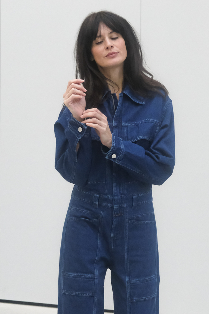 closed rimi-x jumpsuit mid blue