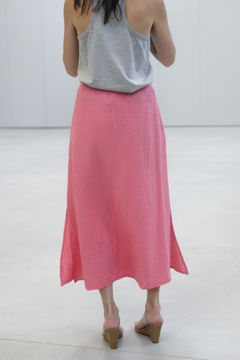 xirena avryll skirt sunset coral