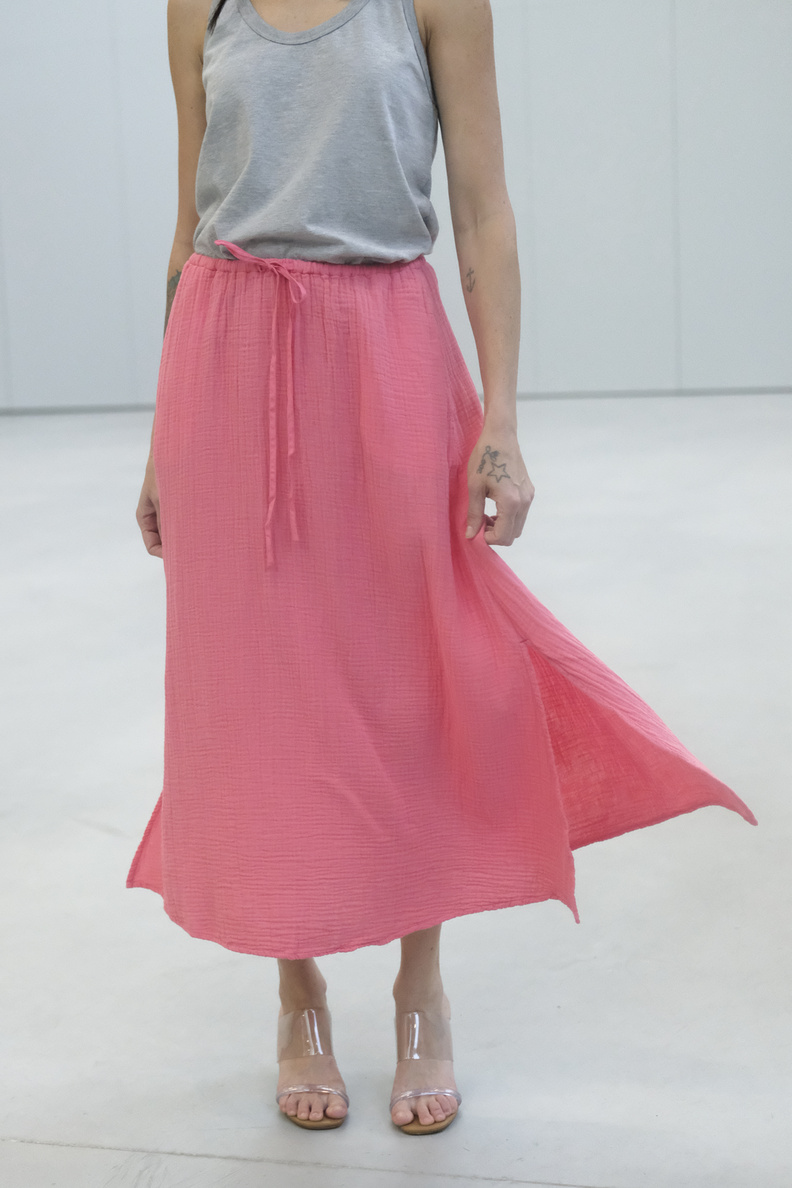 xirena avryll skirt sunset coral