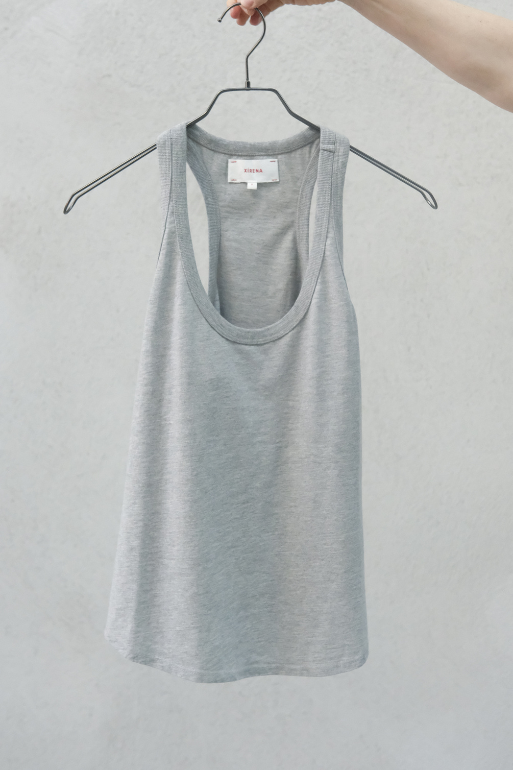 xirena jett tank heather grey