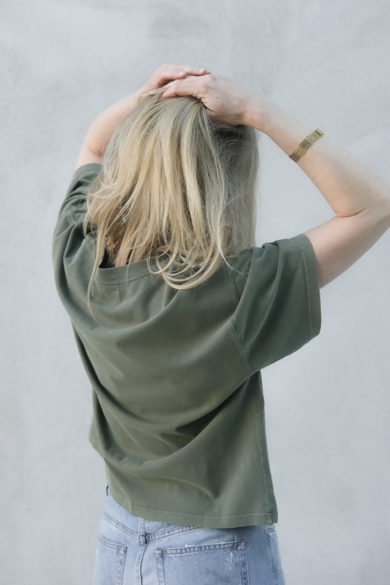 xirena palmer tee vintage seagrass