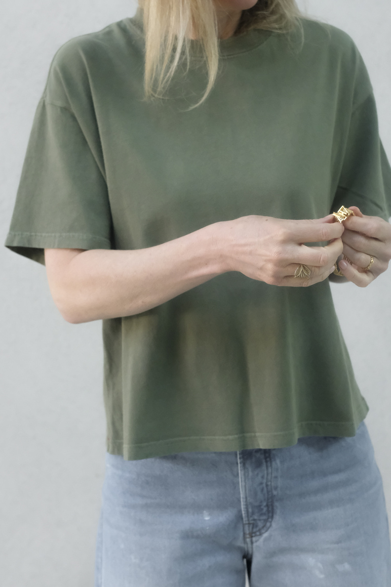 xirena palmer tee vintage seagrass