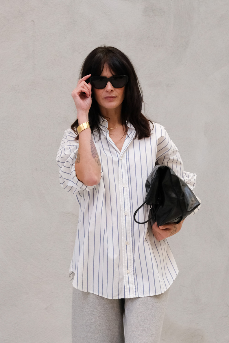 adnym mo shirt blue stripe