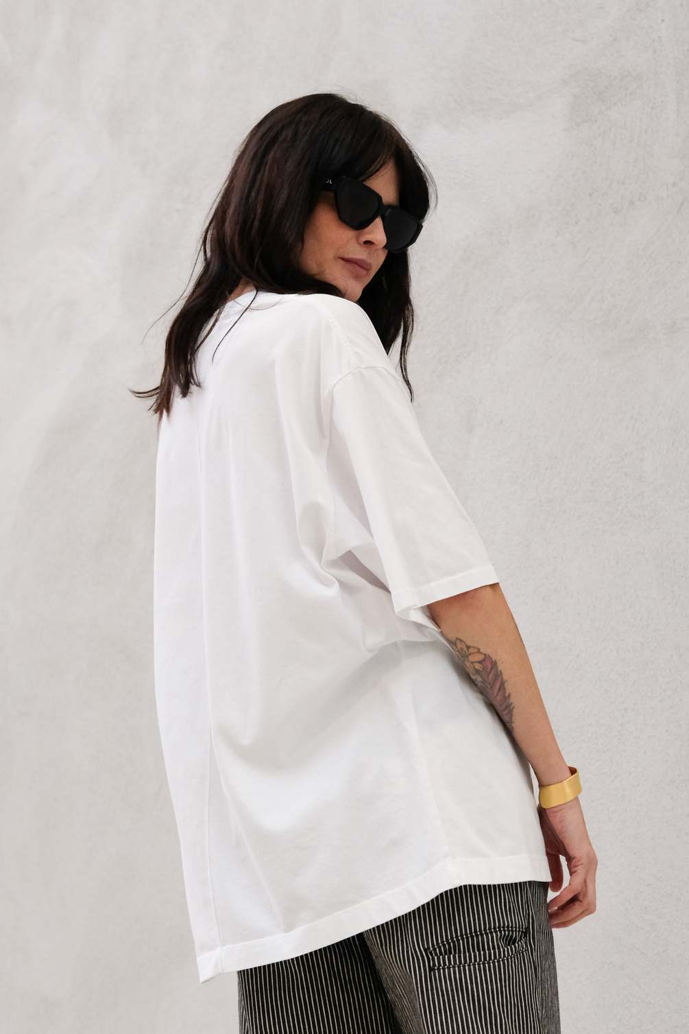 adnym line tee white
