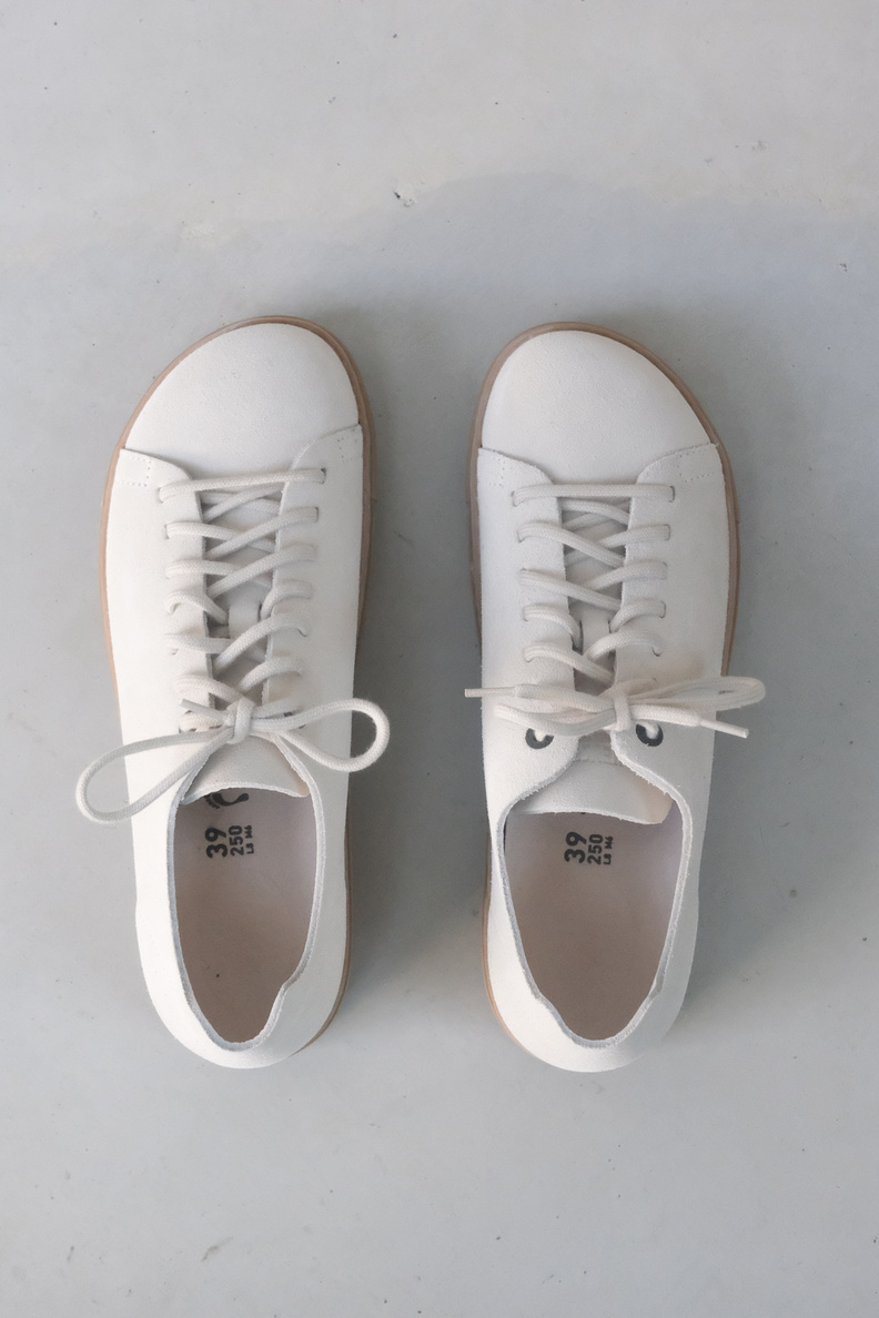 birkenstock bend low nubuck antique white