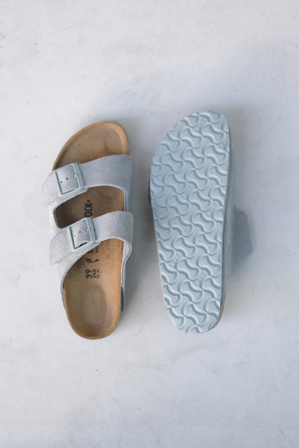birkenstock arizona suede pure sage