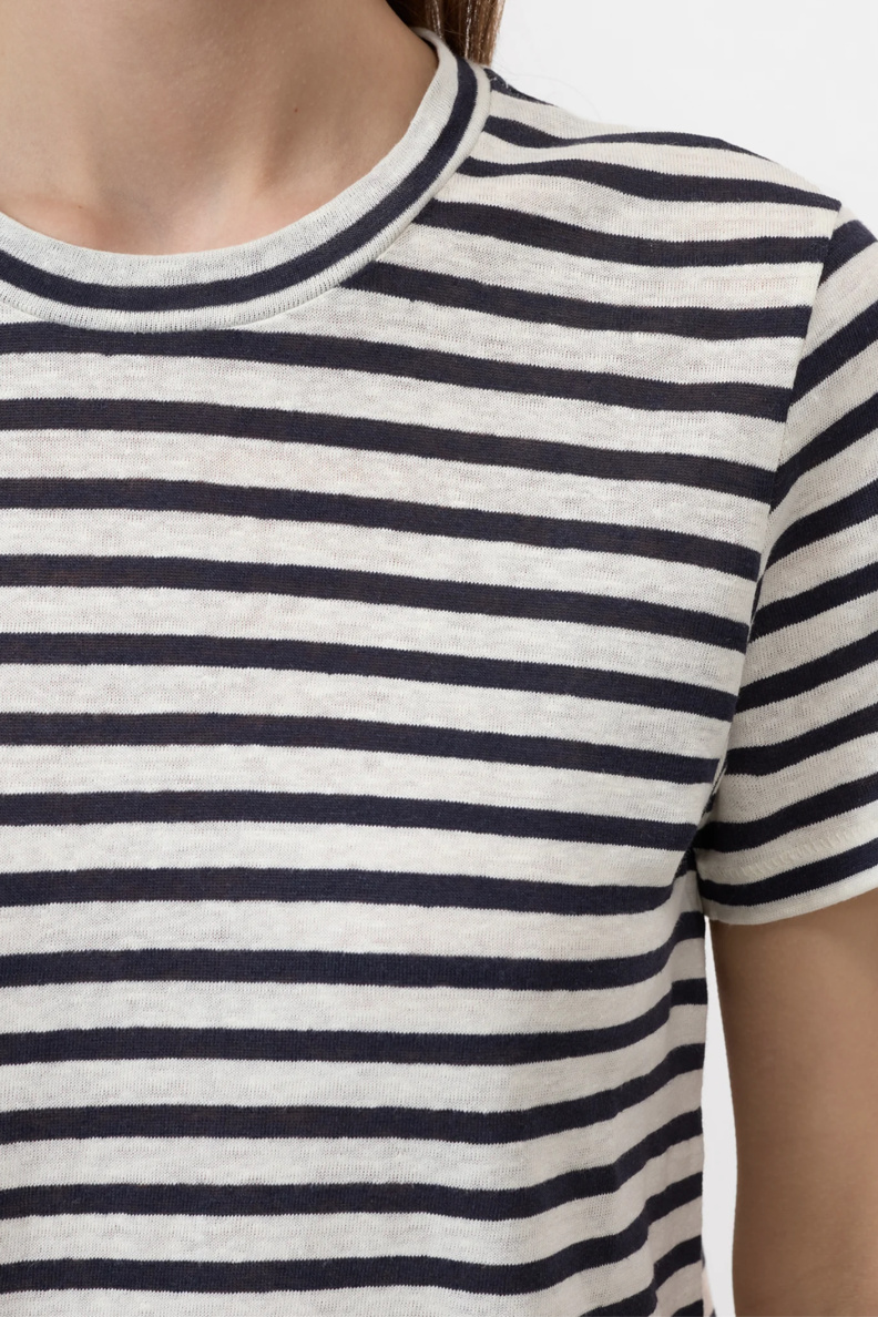 closed basic t-shirt dark night stripe