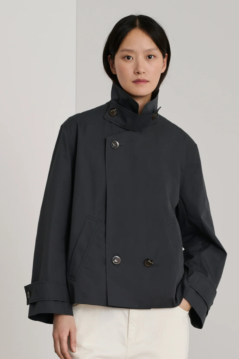 soeur donovan coat charcoal