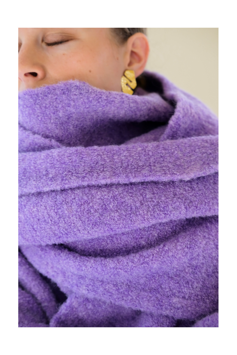 christian wijnants katu scarf violet